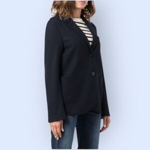 Harris Wharf London Wool Blend Tailored Blazer